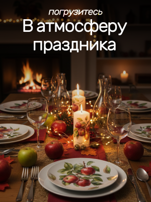 Наклейки переводные для свечей и декора Яблоки из каталога Наклейки декупажные для декора свечей, яиц, изделий из гипса, в интернет-магазине BPW.style